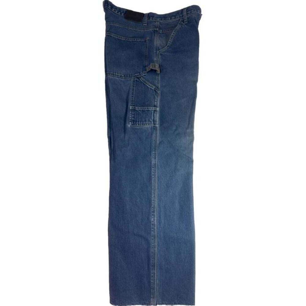 Vintage Levi Silvertab Men’s Blue Baggy Carpenter Denim jeans Size 34”X31”. - Picture 8 of 9